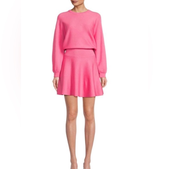 NWT Alice & Olivia Murray Dress in Calypso Pink - Picture 4 of 6